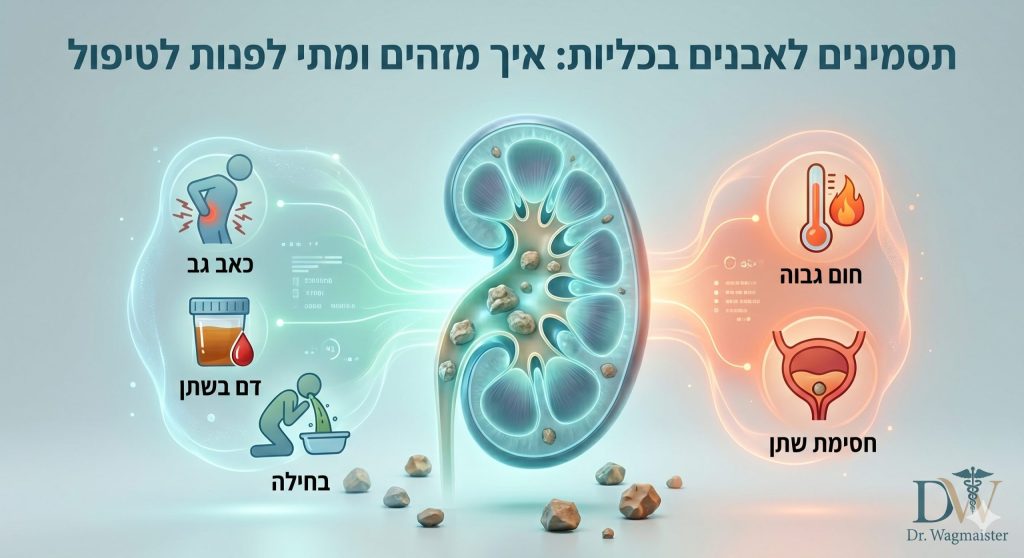 תסמינים לאבנים בכליות